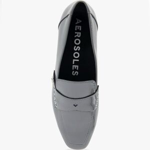 Aerosoles Women’s Praia Loafers – Size 8.5 NWOT Shiny Grey